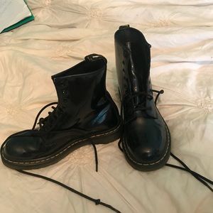 Dr. Martens Black Combat Boots